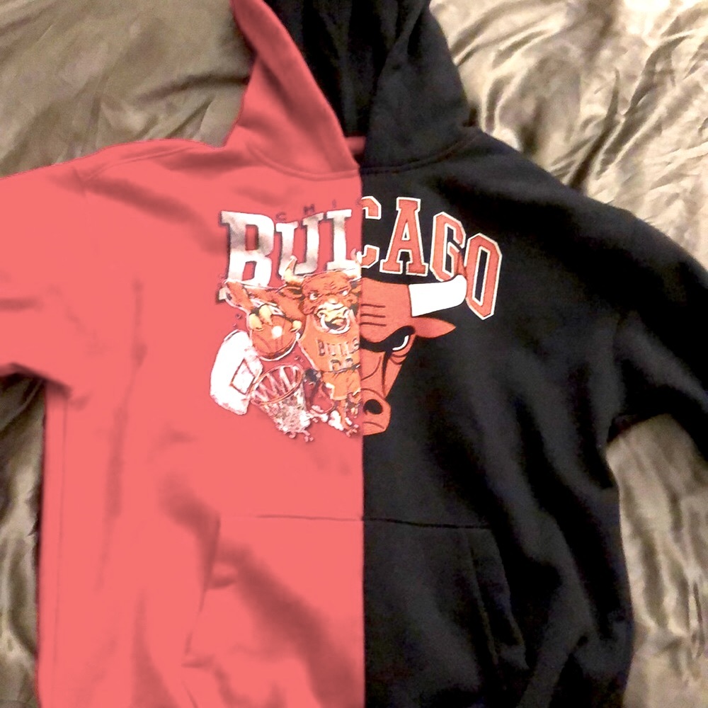 Chicago Bulls hoodie, bought at the Hollister in Midtown, Manhattan, New York.